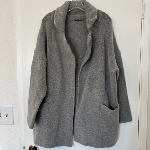 Brandy Melville Sweaters - Brandy Melville Overzide Cardigan Sweater Wool Gray
